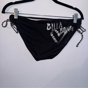 Billabong swim bottoms black silver, see photos for measurements